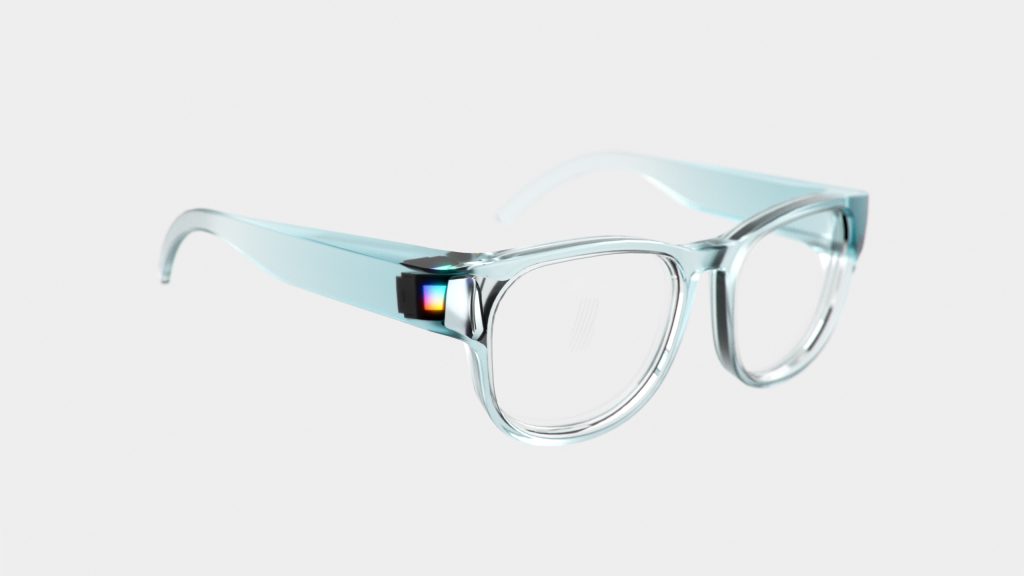tooz and JBD partnership: tooz' waveguide and JBD's display engine fit into a slim form factor of everyday glasses